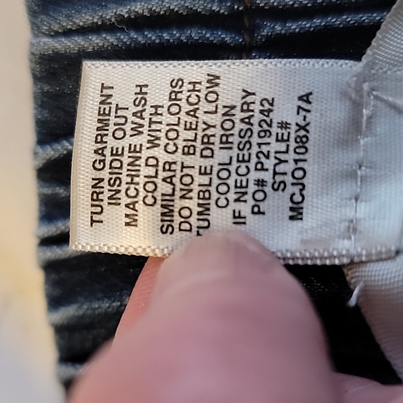 Madden Girl Blue Jogger Cargo Jeans Size M - Picture 6 of 6